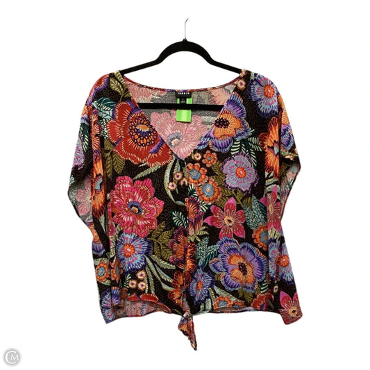 Top Short Sleeve By Torrid In Multi-colored, Size: 1x