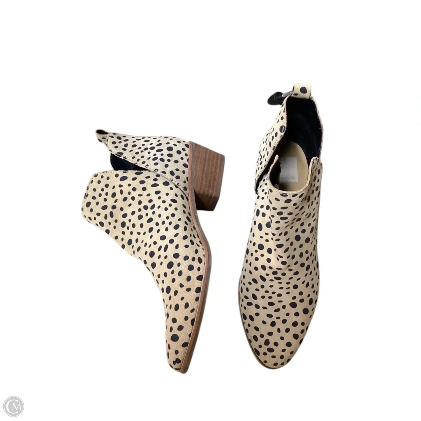 Boots Ankle Flats By Dolce Vita In Animal Print, Size: 8.5