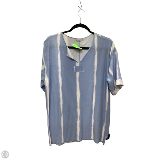 Top Short Sleeve By Jodifl In Blue, Size: S