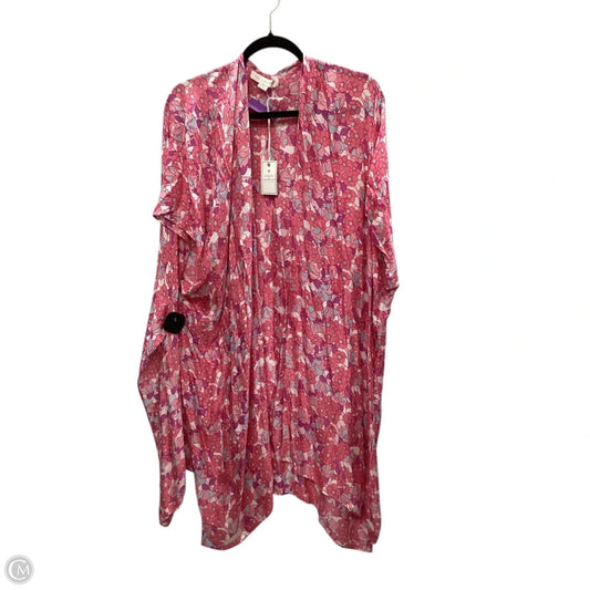Kimono By Simply Southern In Pink, Size: Osfm
