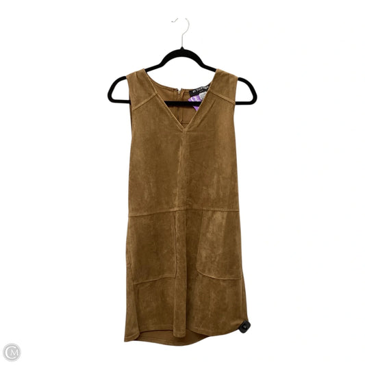 Dress Casual Short By By Together In Brown, Size: M