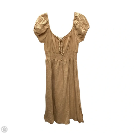Dress Casual Short By Clothes Mentor In Brown, Size: L