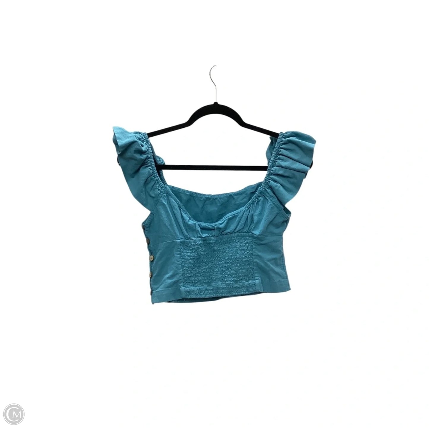 Top Sleeveless By Free People In Green, Size: S