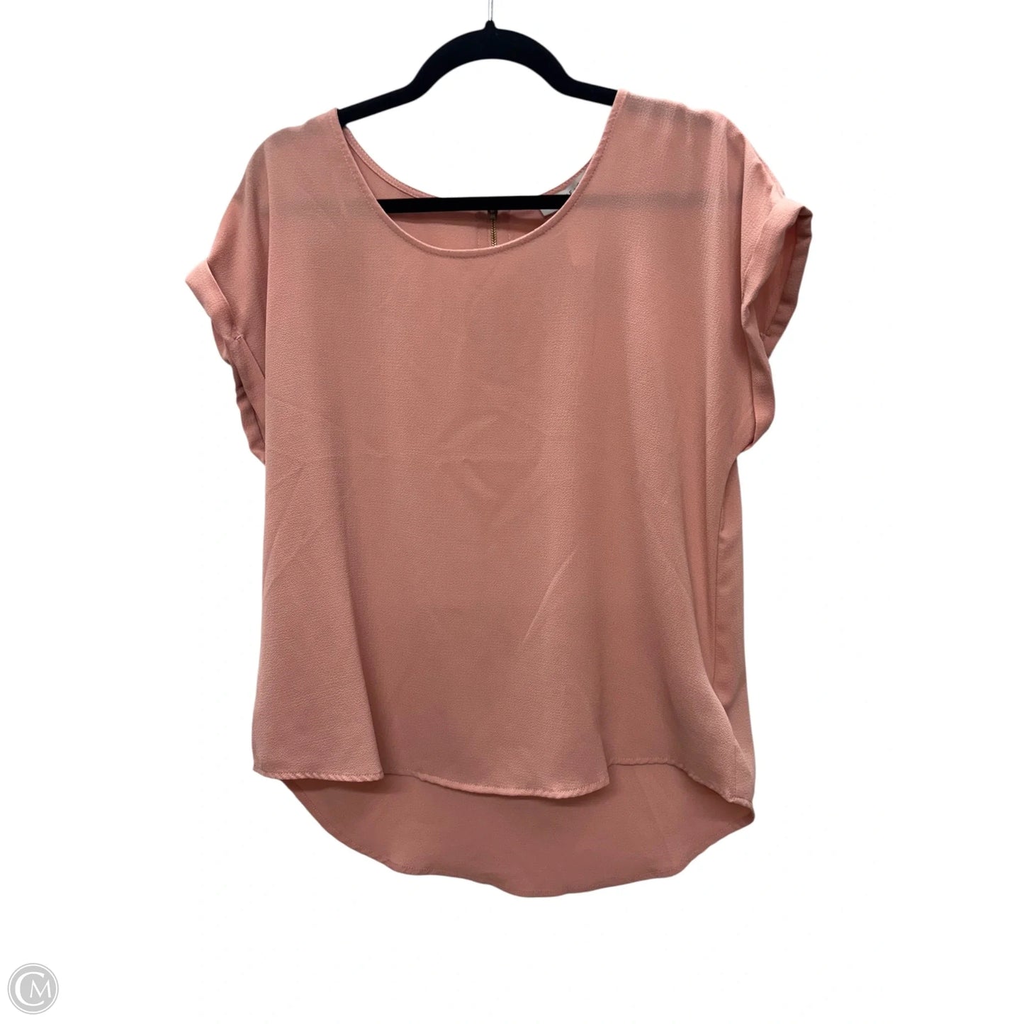 Top Short Sleeve By Olive And Oak In Pink, Size: L