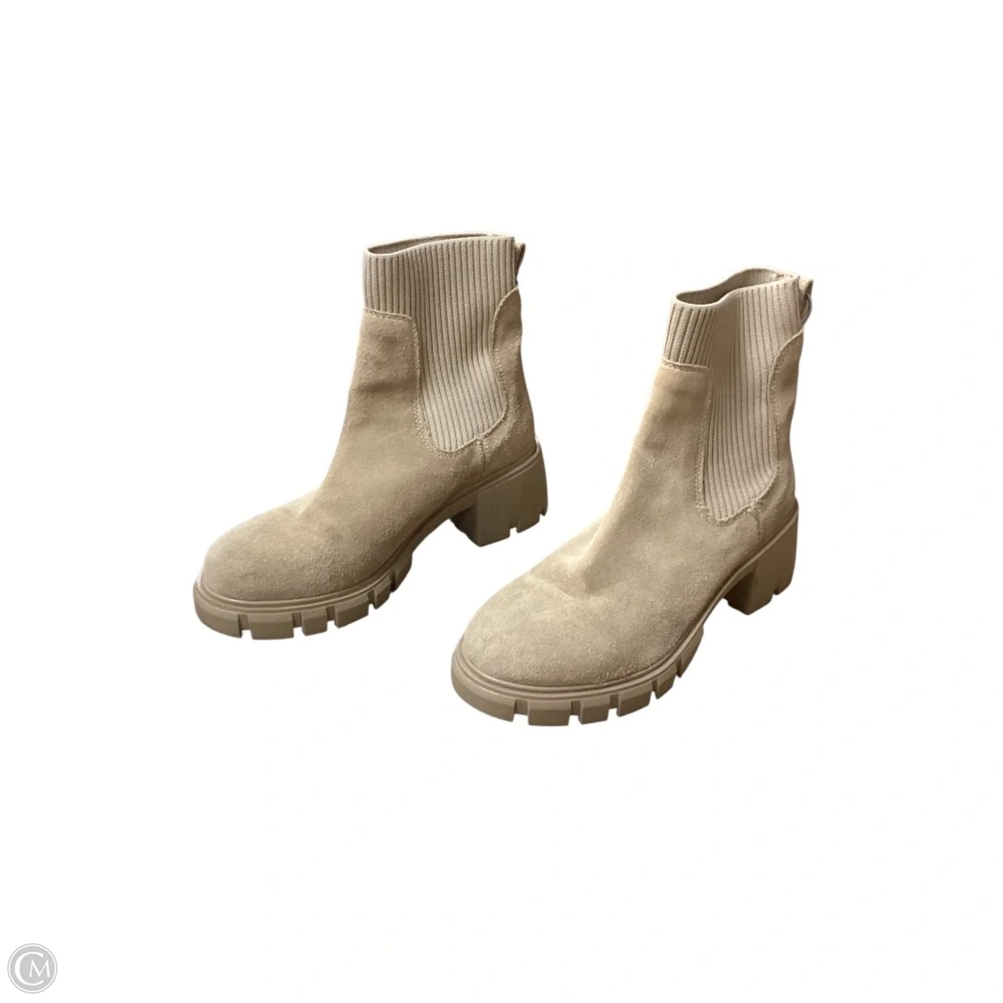 Boots Ankle Heels By Steve Madden In Brown, Size: 7.5