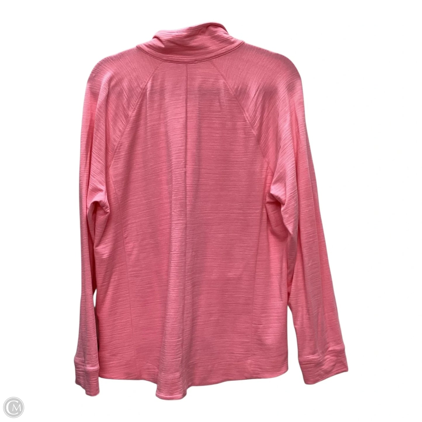 Athletic Jacket By Talbots In Pink, Size: Xl