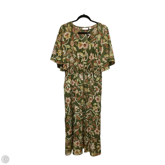Dress Casual Maxi By Belle By Kim Gravel In Green, Size: L