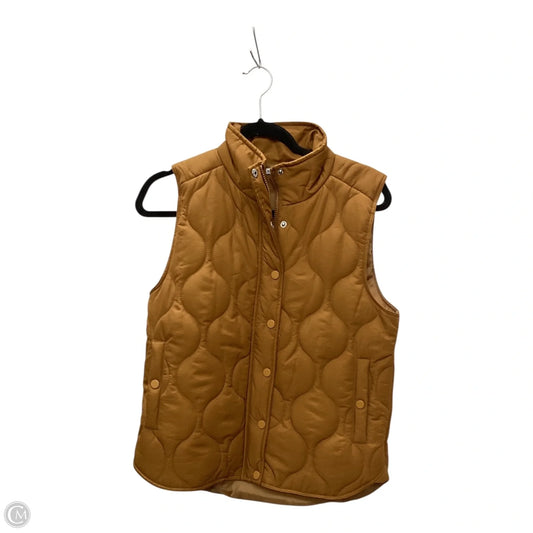 Vest Puffer & Quilted By Staccato In Orange, Size: S