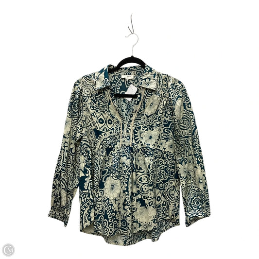 Top Long Sleeve By Umgee In Green, Size: S