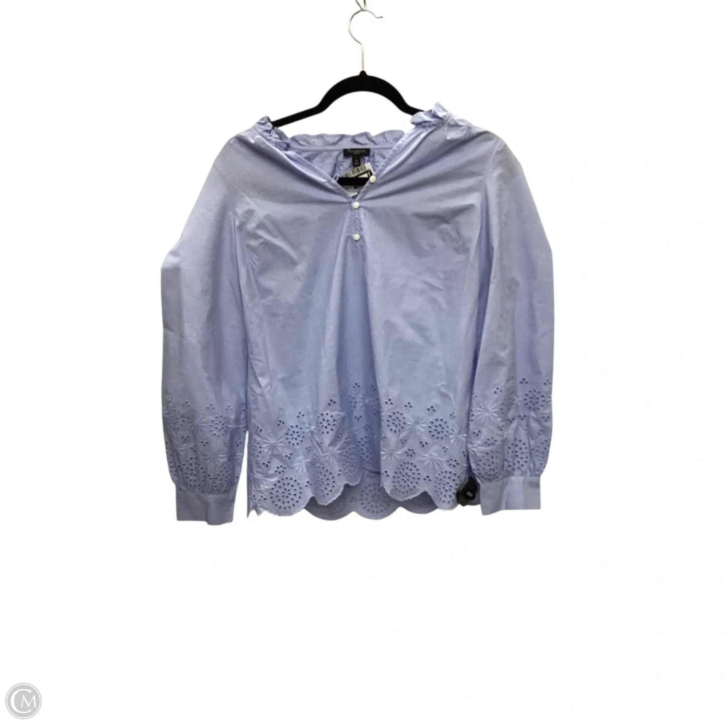Top Long Sleeve By Talbots In Blue, Size: Sp