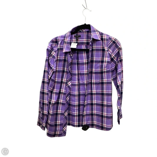 Top Long Sleeve By Talbots In Purple, Size: Sp