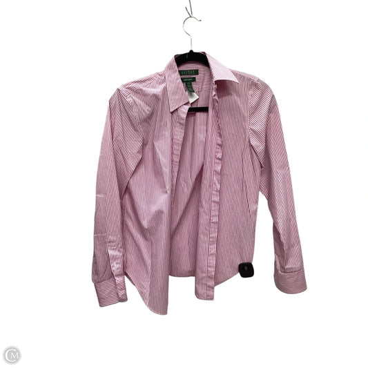 Top Long Sleeve By Talbots In Pink, Size: Xs