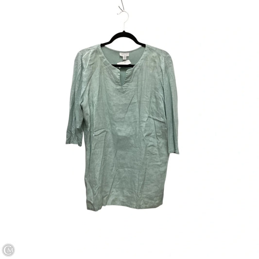 Top Long Sleeve By J. Jill In Green, Size: L
