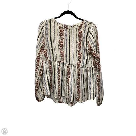 Top Long Sleeve By Altard State In Multi-colored, Size: S