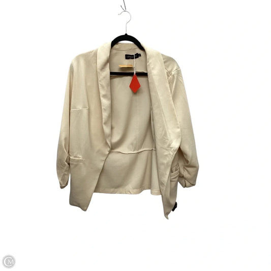 Cardigan By Clothes Mentor In Tan, Size: Xl