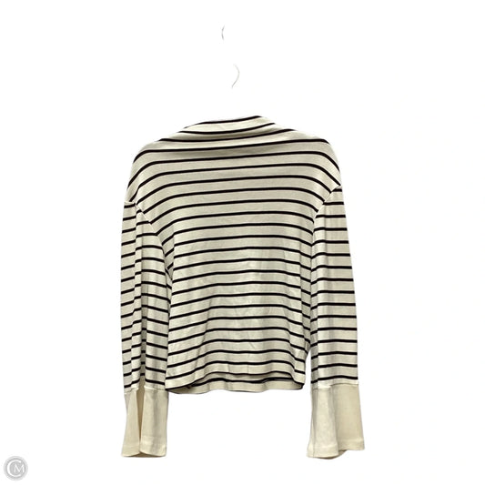 Top Long Sleeve By H&m In Striped Pattern, Size: Xs