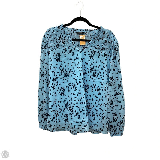Top Long Sleeve By Dokotoo In Blue, Size: L