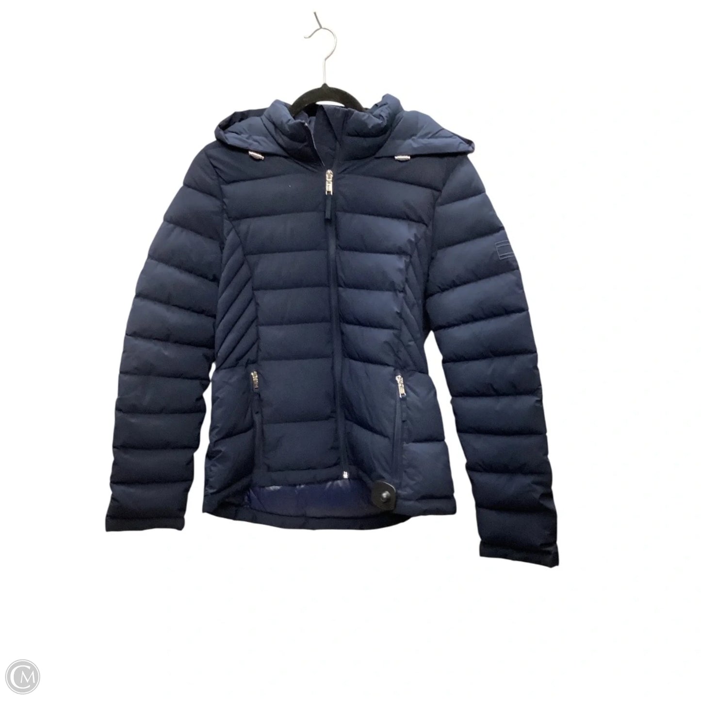 Jacket Puffer & Quilted By Tommy Hilfiger In Navy, Size: S