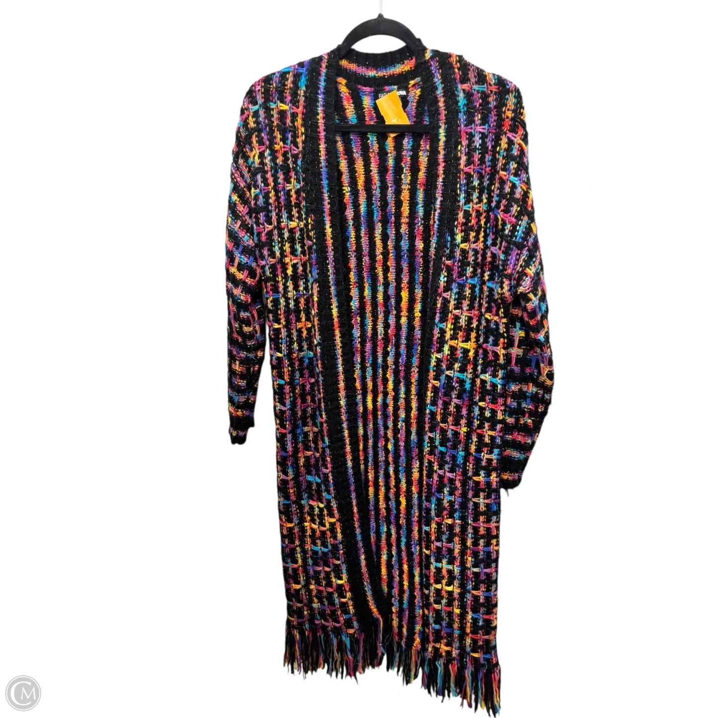 Sweater Cardigan By Fashion Nova In Multi-colored, Size: M