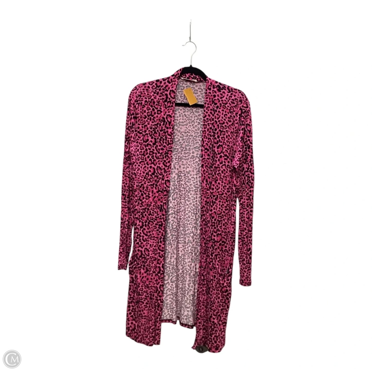 Cardigan By Zenana In Animal Print, Size: Xl