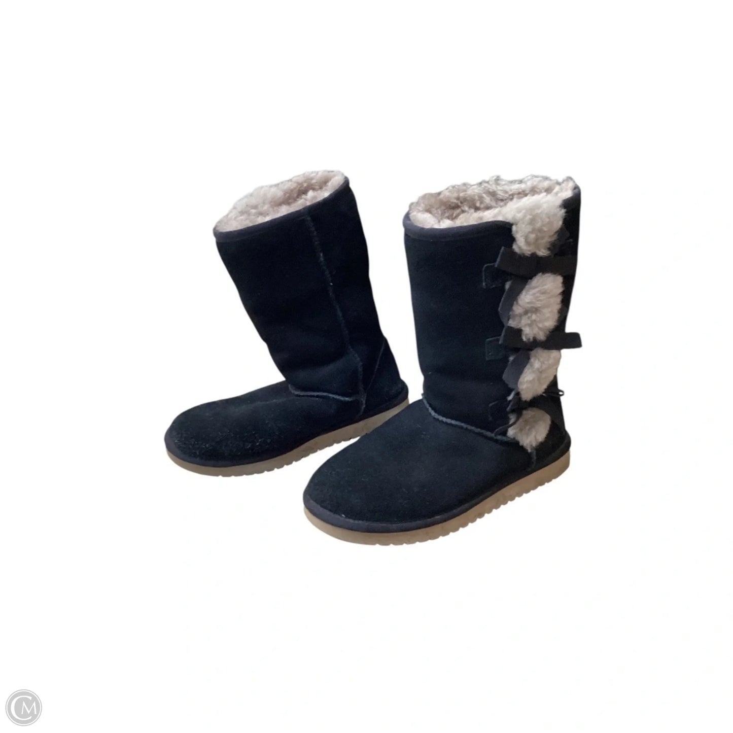 Boots Mid-calf Flats By Koolaburra By Ugg In Black, Size: 8