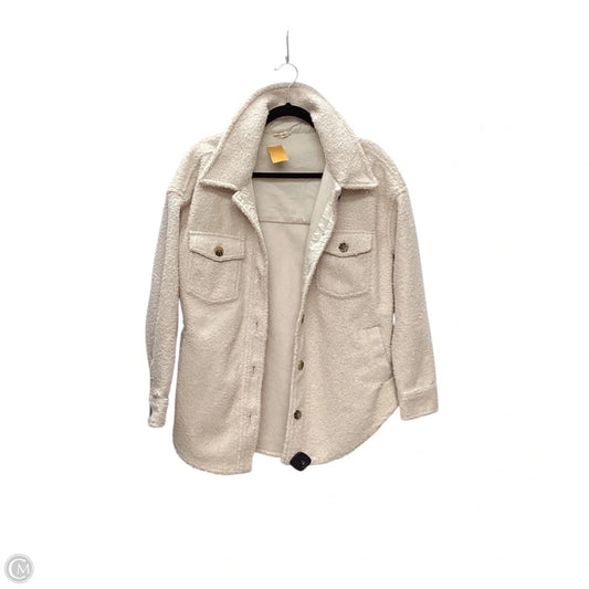Jacket Faux Fur & Sherpa By Ana In Pink, Size: S