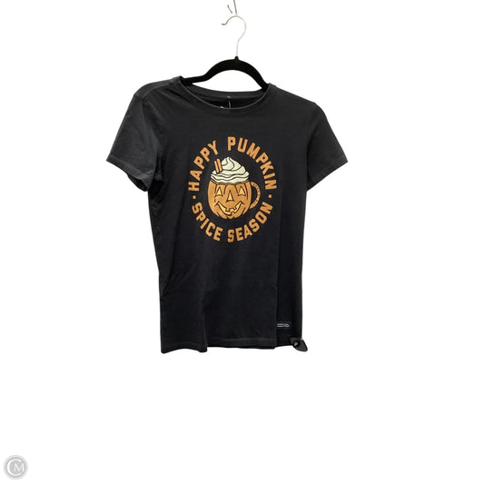 Top Short Sleeve Basic By Life Is Good In Grey, Size: Xs