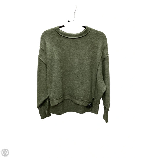 Top Long Sleeve By Zenana In Green, Size: S