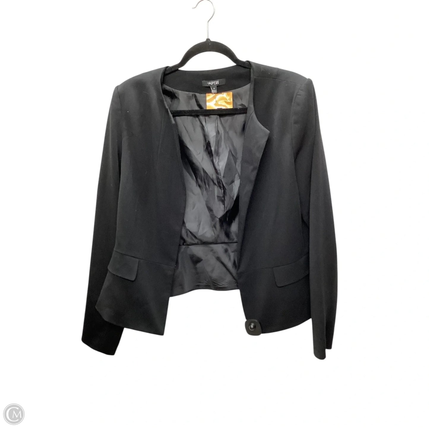 Blazer By Apt 9 In Black, Size: Xl