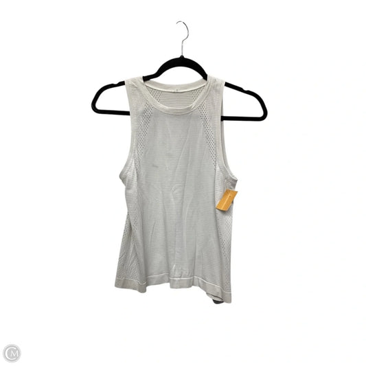 Athletic Tank Top By Lululemon In White, Size: 6