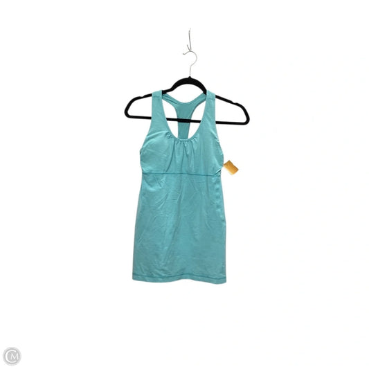 Athletic Tank Top By Lululemon In Blue, Size: 8