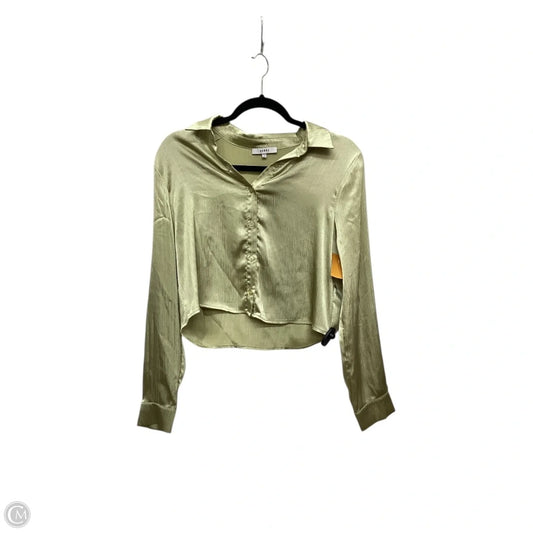 Top Long Sleeve By Ro & De In Green, Size: S