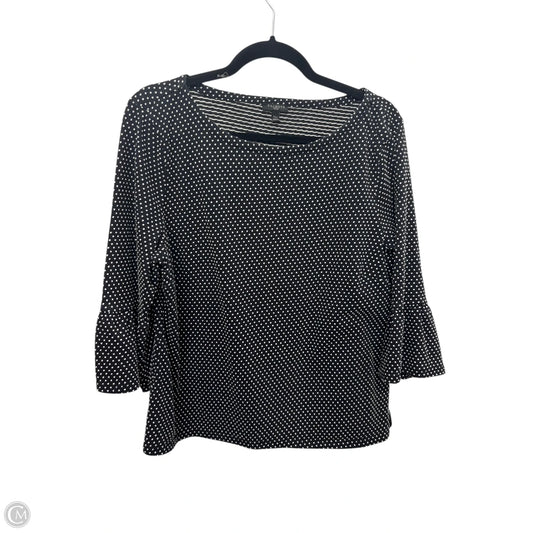 Top 3/4 Sleeve By Talbots In Polkadot Pattern, Size: Xlp