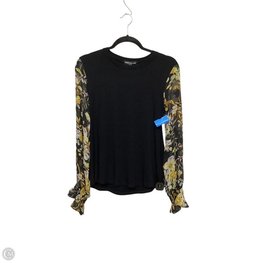 Top Long Sleeve By Clothes Mentor In Black, Size: S