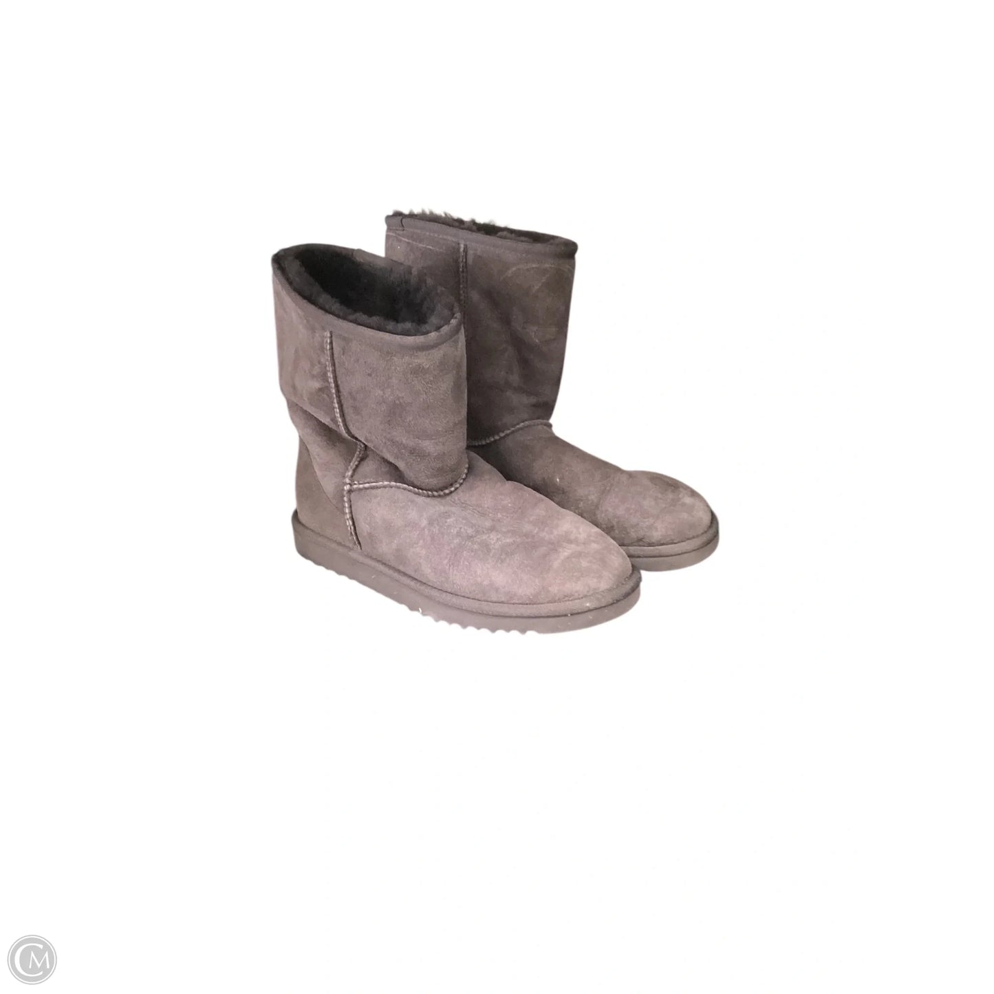 Boots Designer By Ugg In Brown, Size: 7