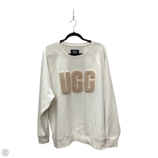 Sweatshirt Designer By Ugg In Cream, Size: 3x