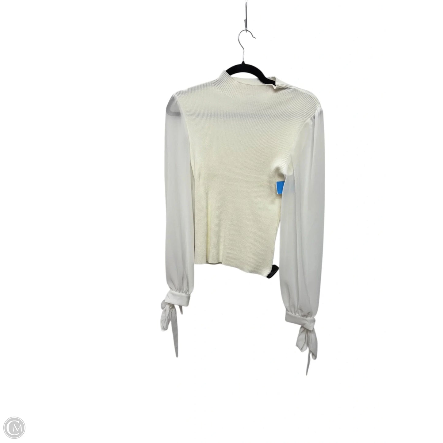 Top Long Sleeve By Voy In Cream, Size: S