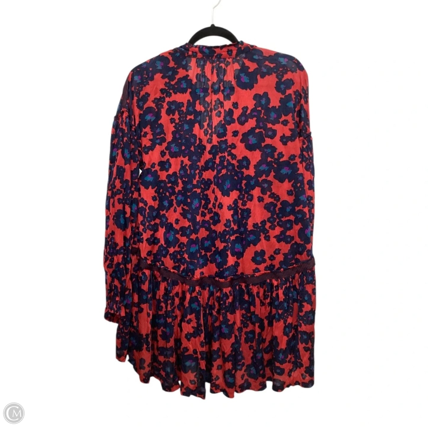 Top Long Sleeve By Free People In Red, Size: S