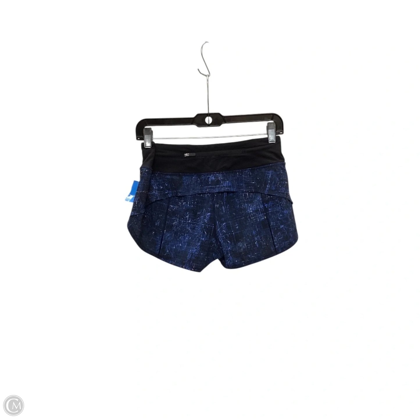 Athletic Shorts By Lululemon In Blue, Size: 4