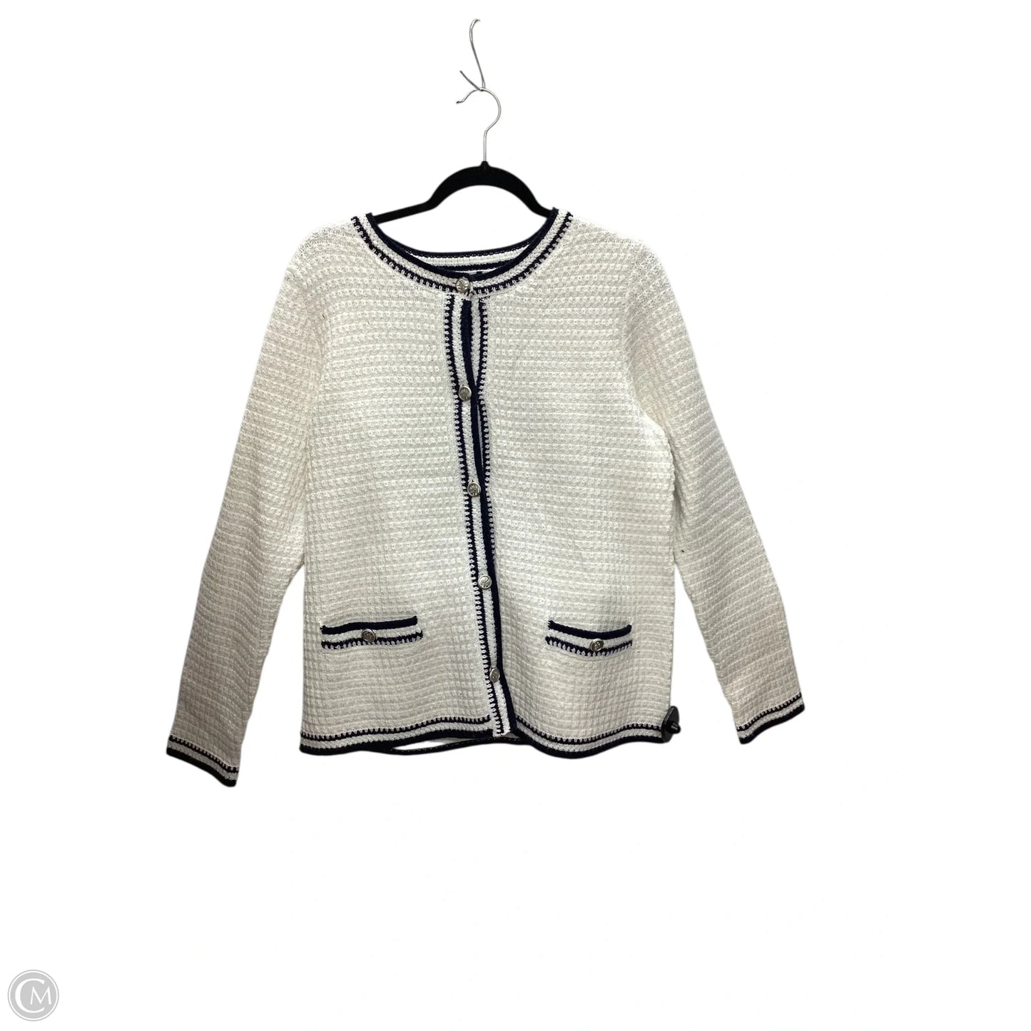 Sweater Cardigan By J. Jill In White, Size: M