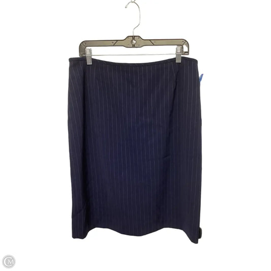 Skirt Midi By Preston And New York In Navy, Size: 12