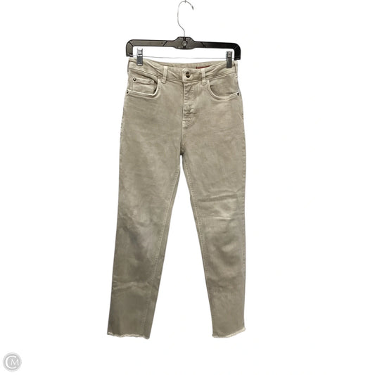 Jeans Straight By Pilcro In Tan, Size: 2