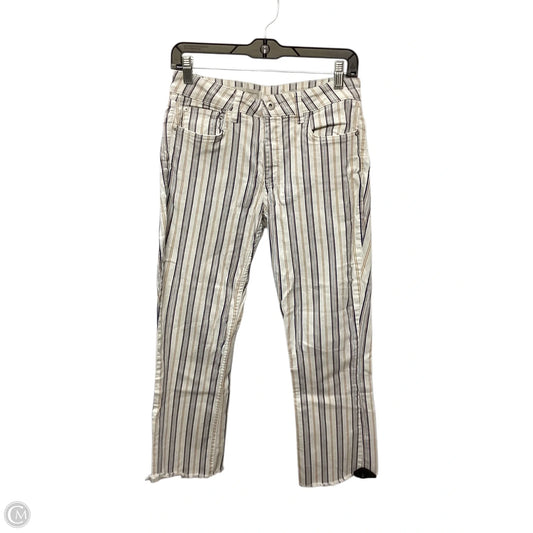 Jeans Boot Cut By Pilcro In Striped Pattern, Size: 6