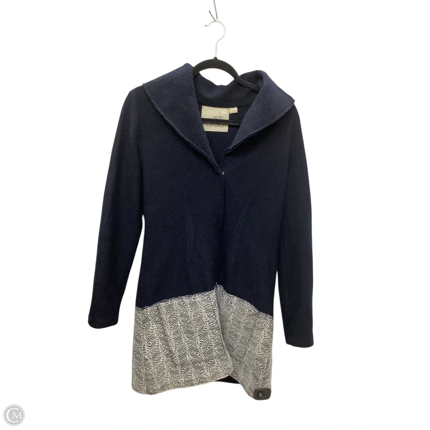 Cardigan By Clothes Mentor In Nautical Print, Size: S