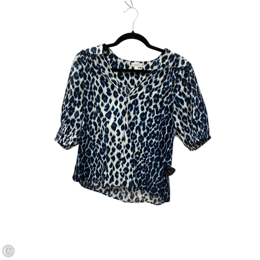 Top Long Sleeve By Alc In Blue, Size: S