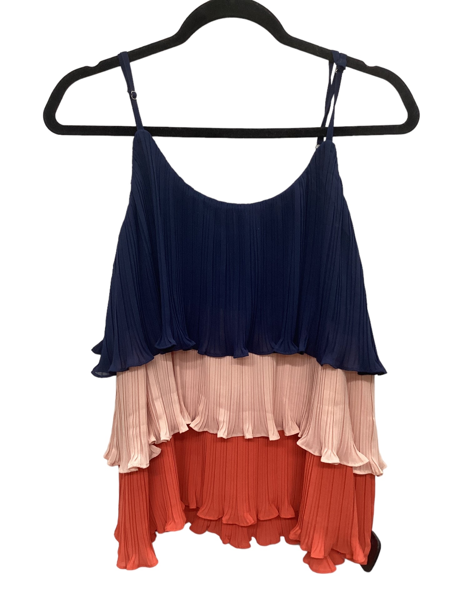 Navy Top Sleeveless Entro, Size S