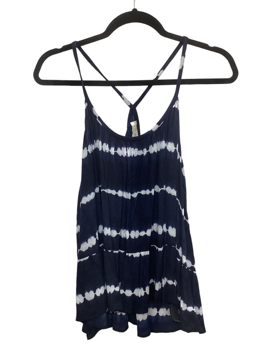 Navy Top Sleeveless Loft, Size L