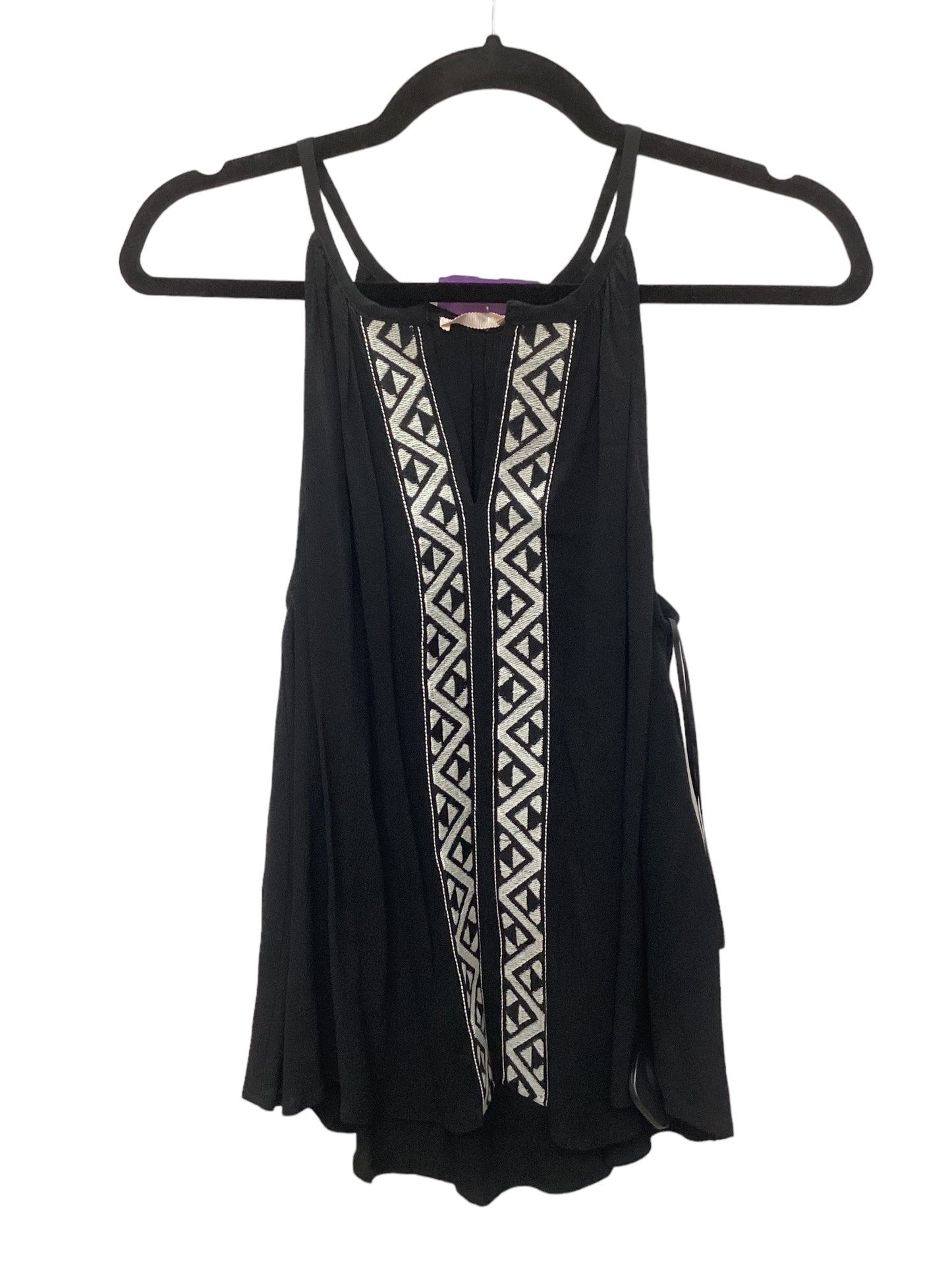 Black Top Sleeveless Mi Ami, Size L