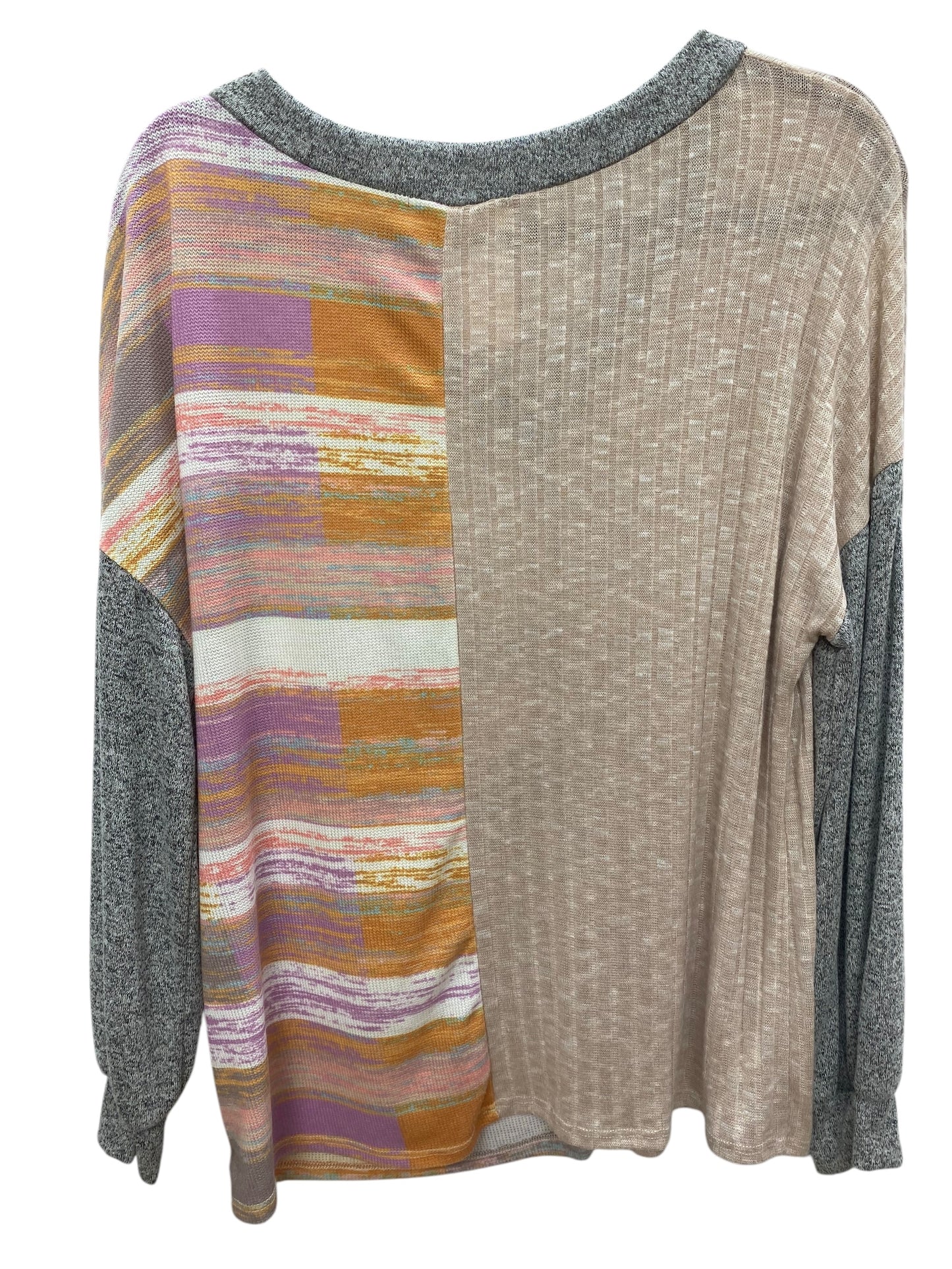 Top Long Sleeve By Haptics In Multi-colored, Size: S