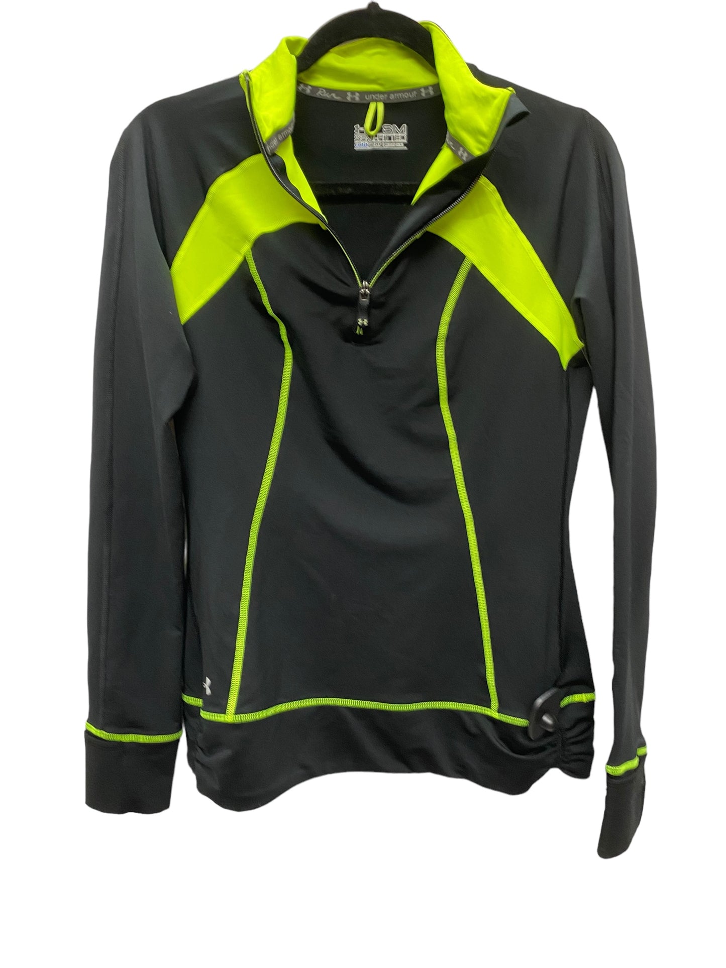 Athletic Jacket By Under Armour In Black, Size: S